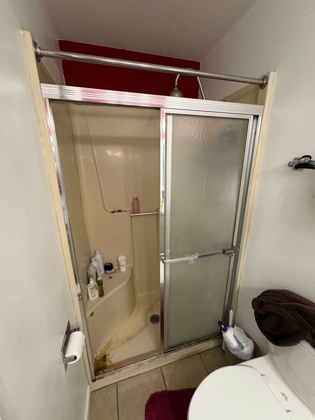Shower before remodel