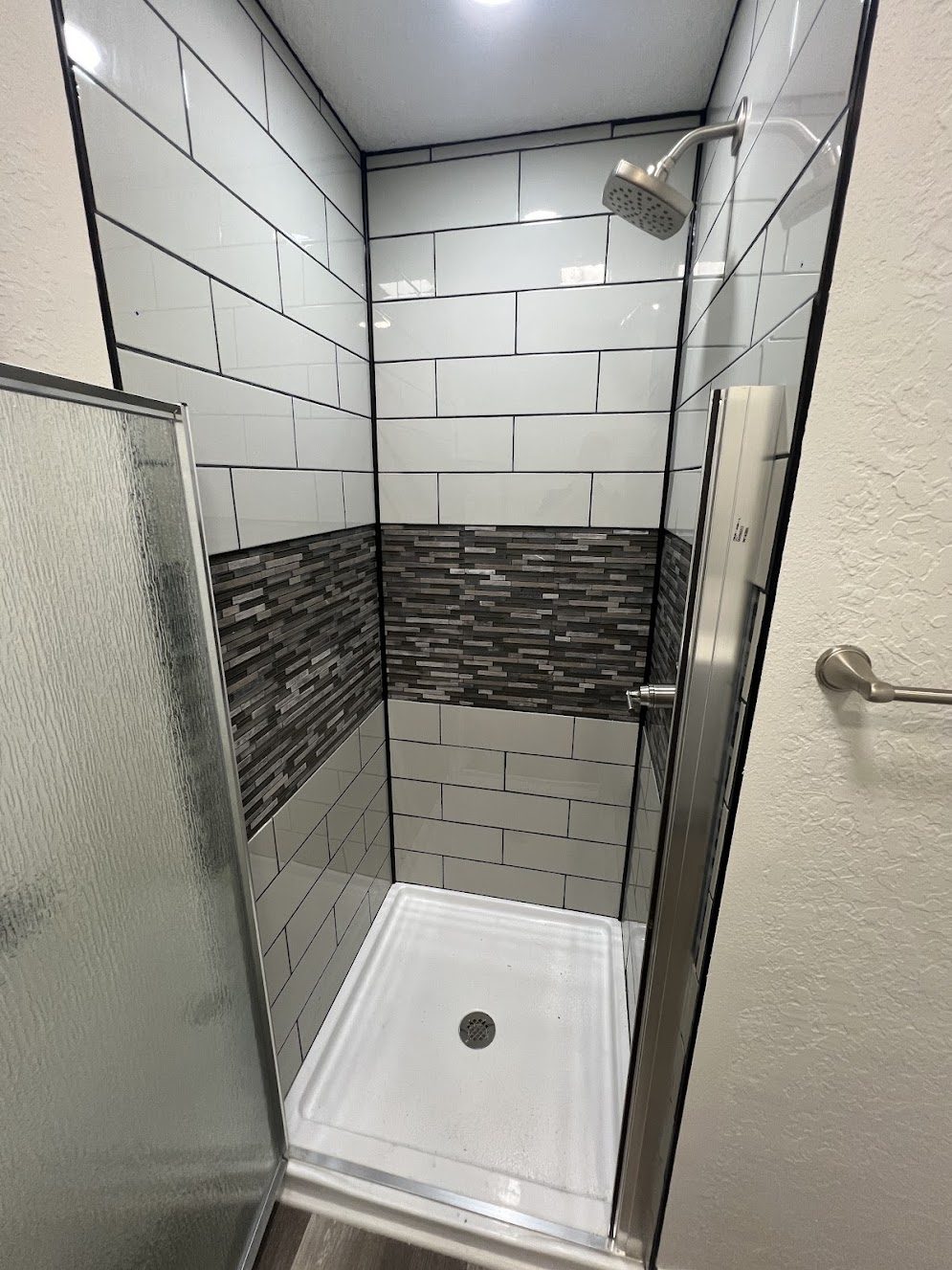 Tile shower remodel by Anchor Custom Bathrooms
